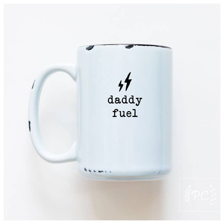 Daddy Fuel | Tasse en céramique pour la vente par Prairie Chick Prints