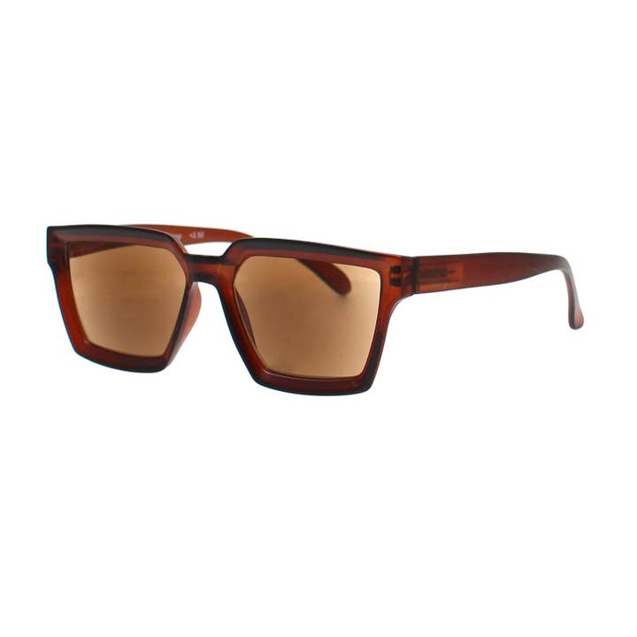 Ryan Simkhai Eyeshop - Wholesale Sunglasses - Women's - FINLEY | Brown | Tinted Readers