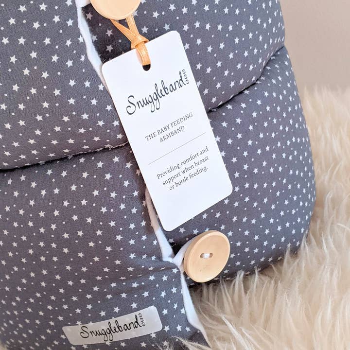 Snuggleband - Vente Coussin d'allaitement - Maternité - Brassard d'allaitement Snuggleband pour allaitement et biberon