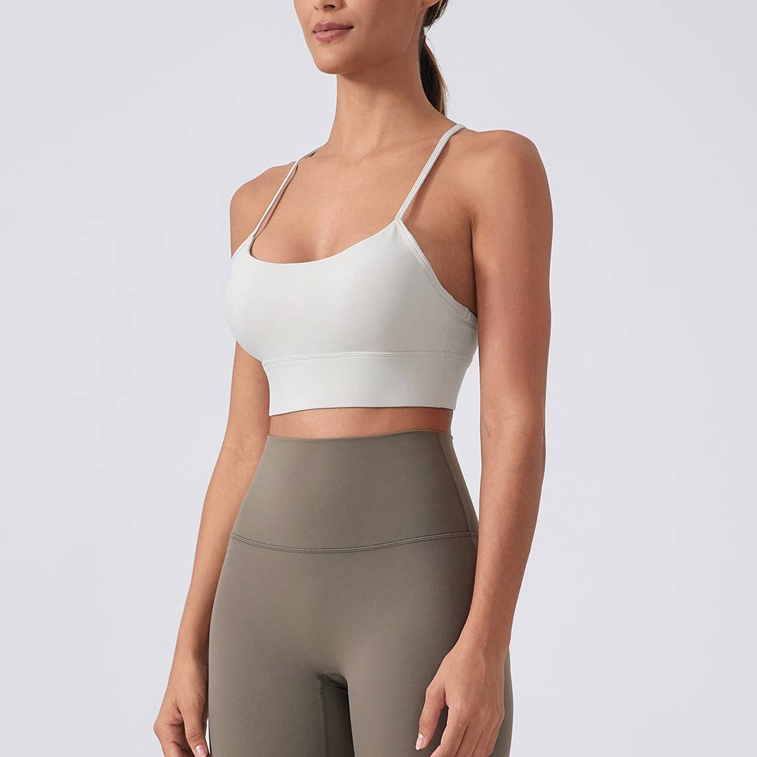 Sodalemon – Sutiã desportivo - Mulher por atacado – Top de Yoga Feminino com Bojo, Costas em Y e Tecido Elástico Respirável3