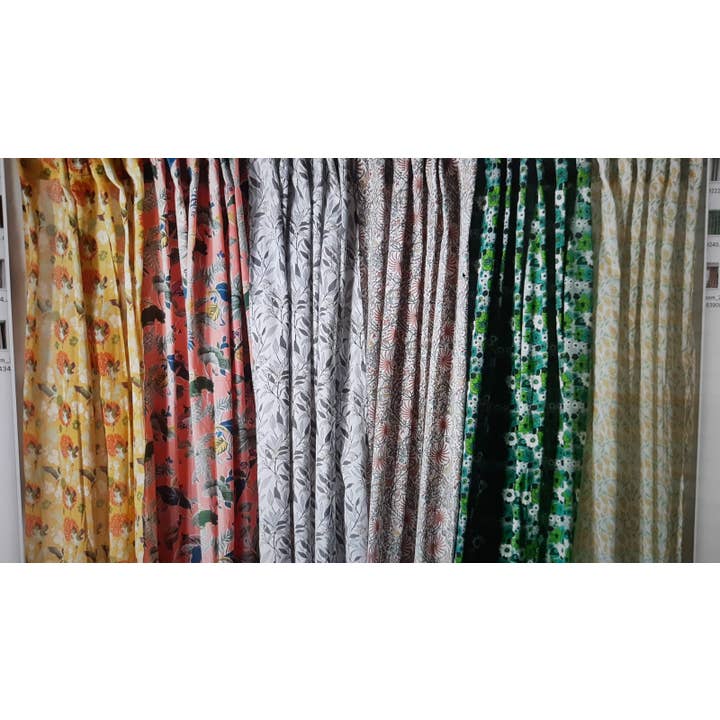 Annahmol - Wholesale Curtain - Vintage Inspired Botanical Sheer Curtains: Assorted Prints4