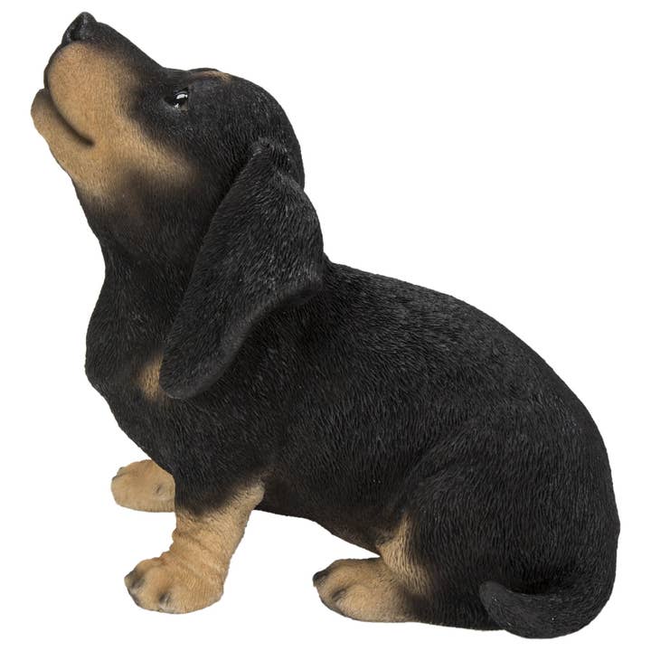 Hi-Line Gift Ltd. - Wholesale Outdoor Ornament/Decor - Howling Dachshund Puppy Statue