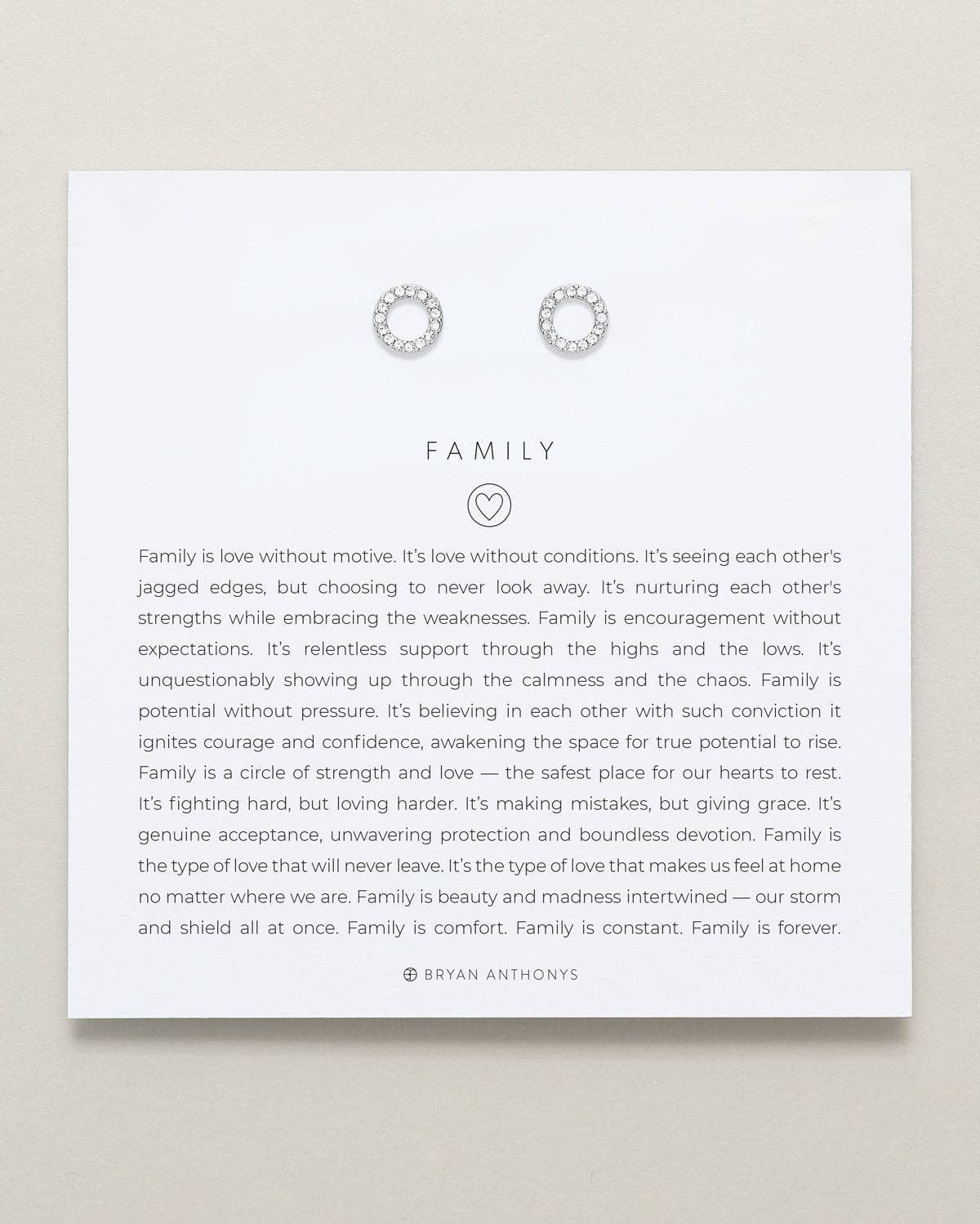 Bryan Anthonys - Wholesale Stud/Post Earrings - Family Stud Earrings1