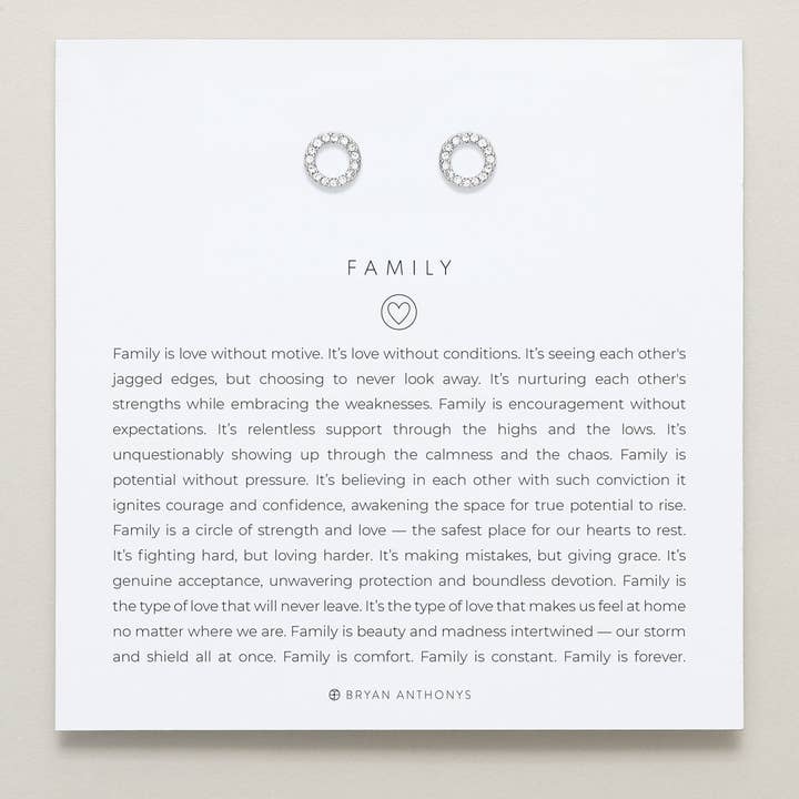 Bryan Anthonys – Engroshandel Ørestikkere – Family Stud øreringe1