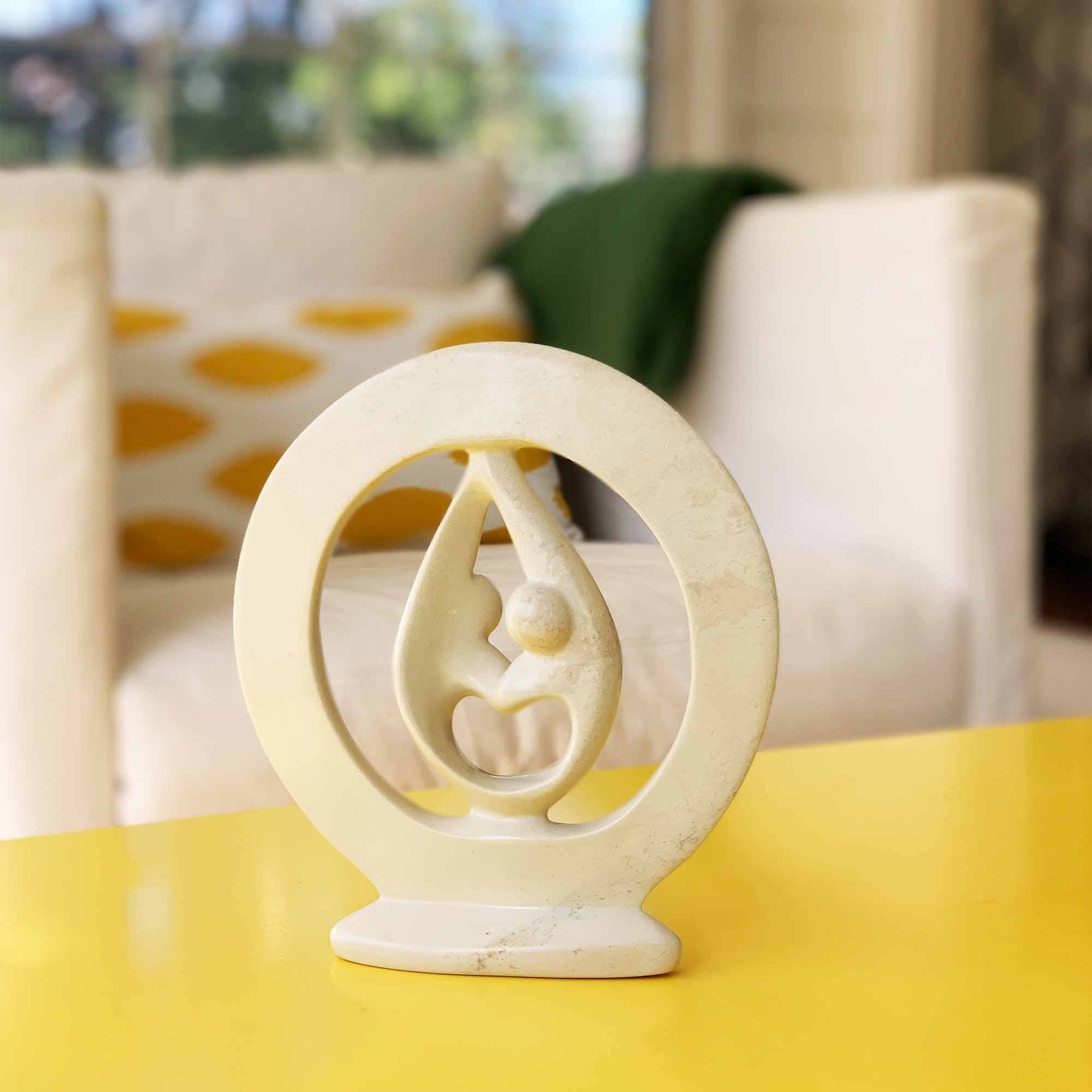 Global Crafts - Wholesale Sculpture - Lover's Embrace Natural Stone Sculpture - 3 SIZES4