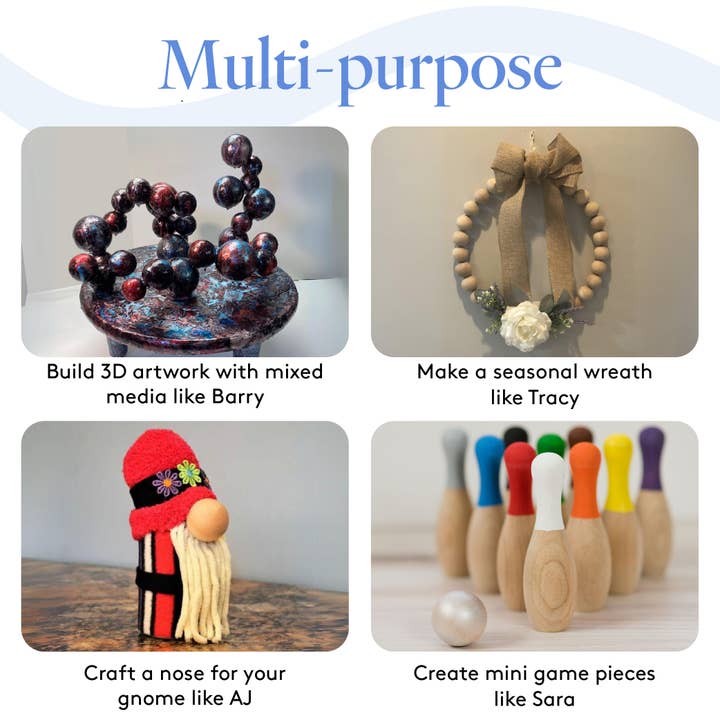 Woodpeckers Crafts - Wholesale Craft Supplies - Wooden Balls17