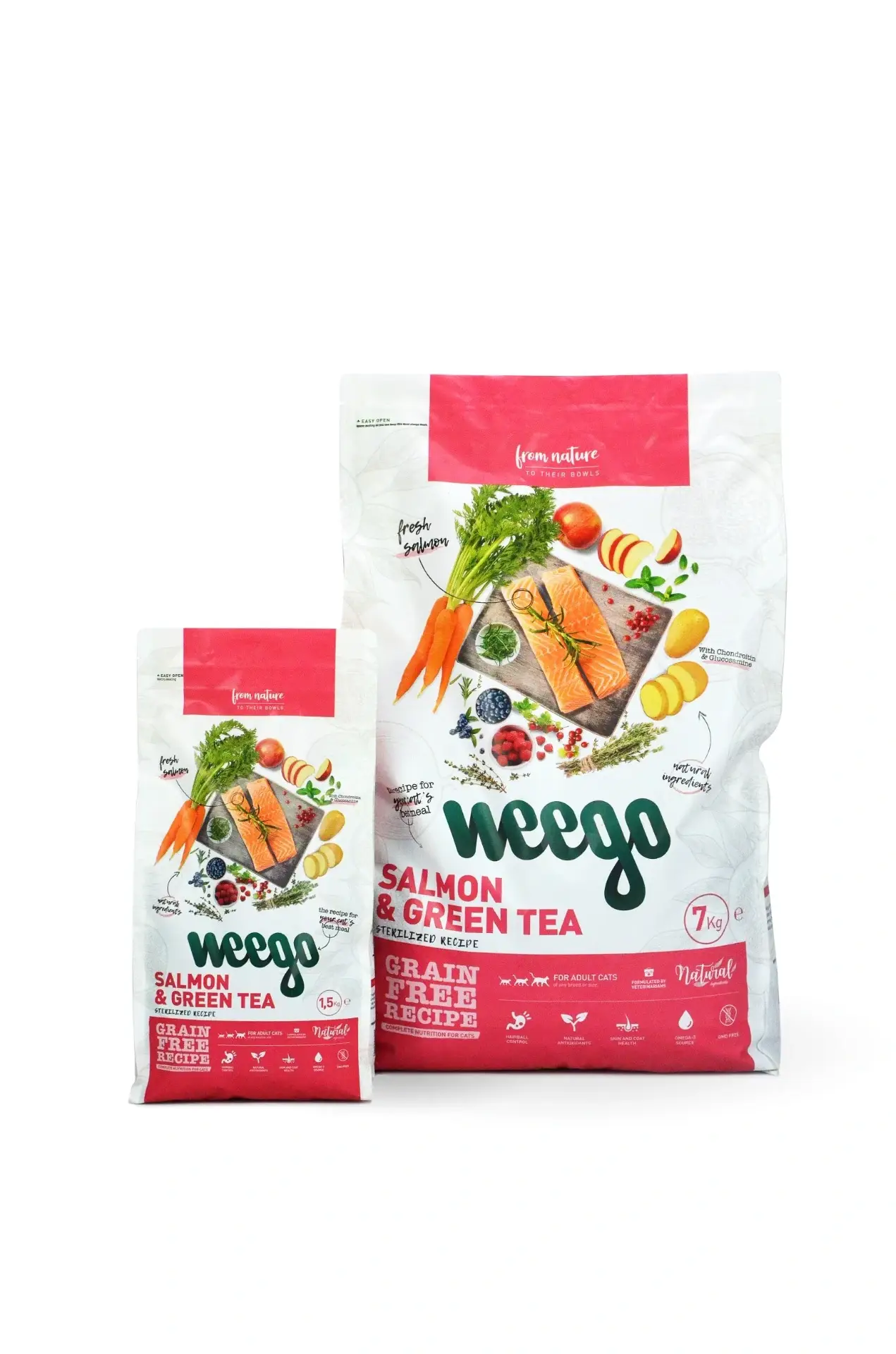 Weego - Wholesale Pet Food - Cat - Weego Cat Food Salmon & Green Tea1