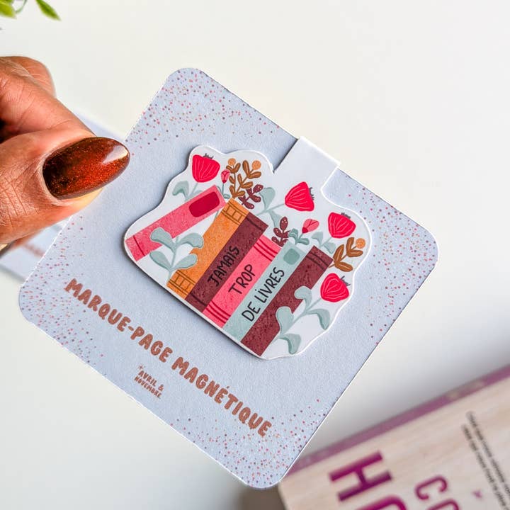 Avril & Novembre – wholesale Bokmärke – Magnetiskt Bokmärke - Aldrig för många böcker1