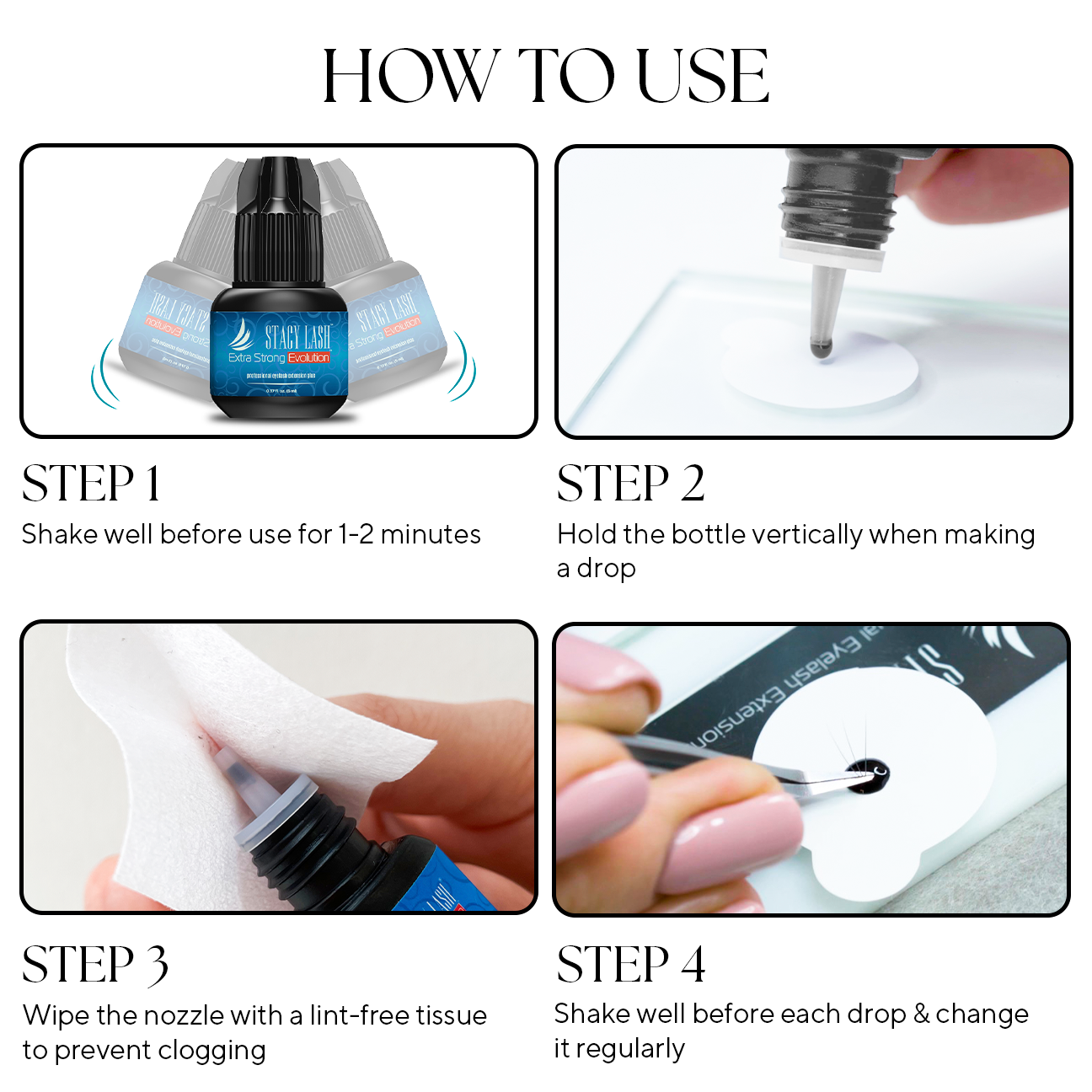 Stacy Lash - Wholesale False/Fake Eyelashes - Stacy Lash Extra Strong Evolution Eyelash Extension Glue - 5ml5