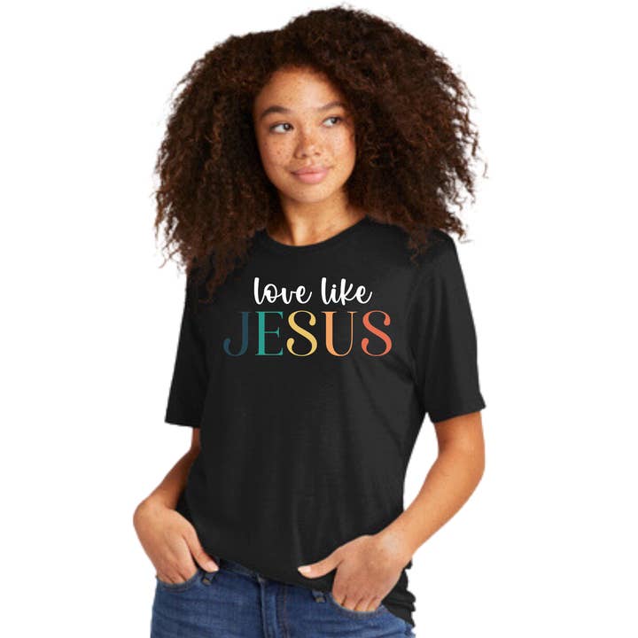 Aimez comme Jésus (couleurs du coucher de soleil) pour la vente par Grace by Herr