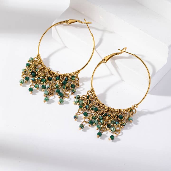 Lovelika - Venta al por mayor Pendiente sin pareja - Aros de aro - Clarisse
