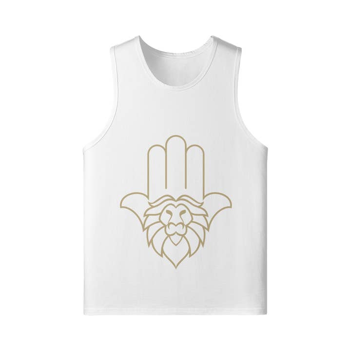 Aryeh Débardeur Ample - Hamsa (Impression Dorée) pour la vente par Aryeh Style