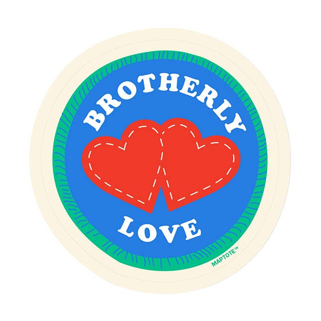 Philadelphia Brotherly Love Sticker for wholesale by Maptote