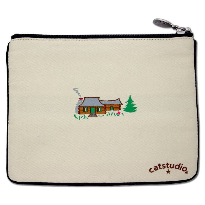 catstudio - Wholesale Pouch - Unisex - Great Smoky Mountains Zip Pouch - Natural1
