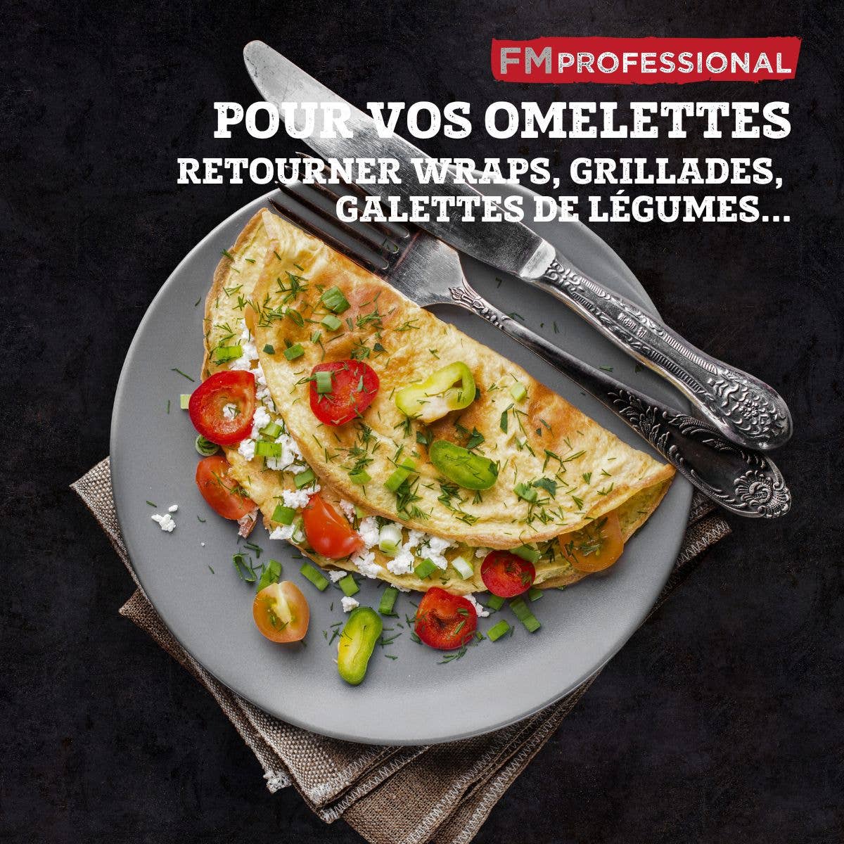 Zenker - Vendita all'ingrosso Spatole - Spatola per frittelle FM Professional Pâtisserie in acciaio inossidabile 25,9 cm3