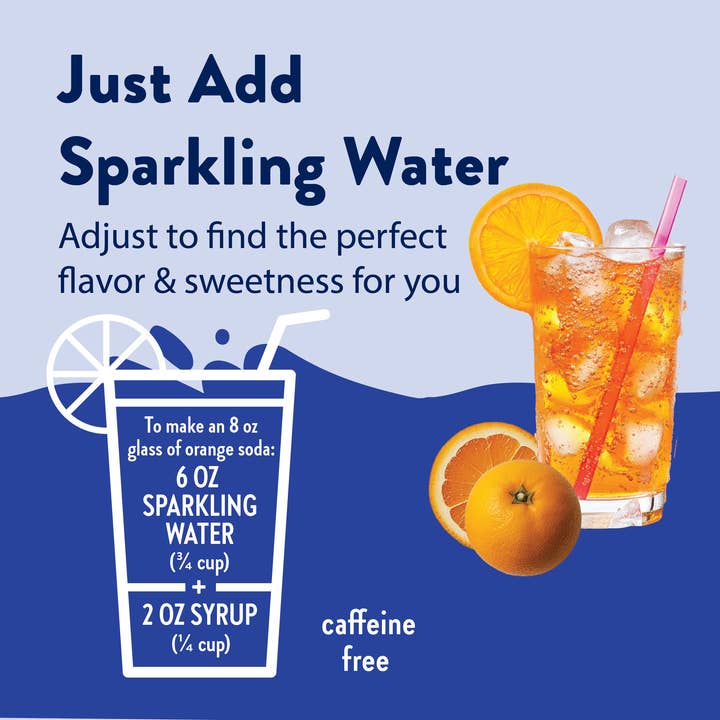 Jordan's Skinny Mixes - Wholesale Cocktail Mix/Syrup - Sugar Free Orange Soda Syrup