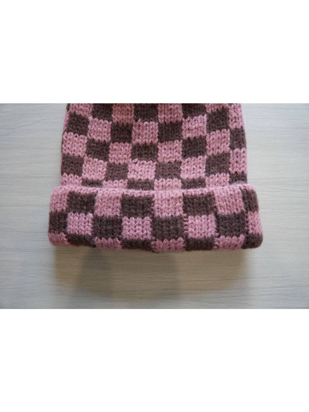 Funkyrel® Atzbranding Limited - Wholesale Beanie - Women's - Haila - Winter Checkered Knitted Beanie9