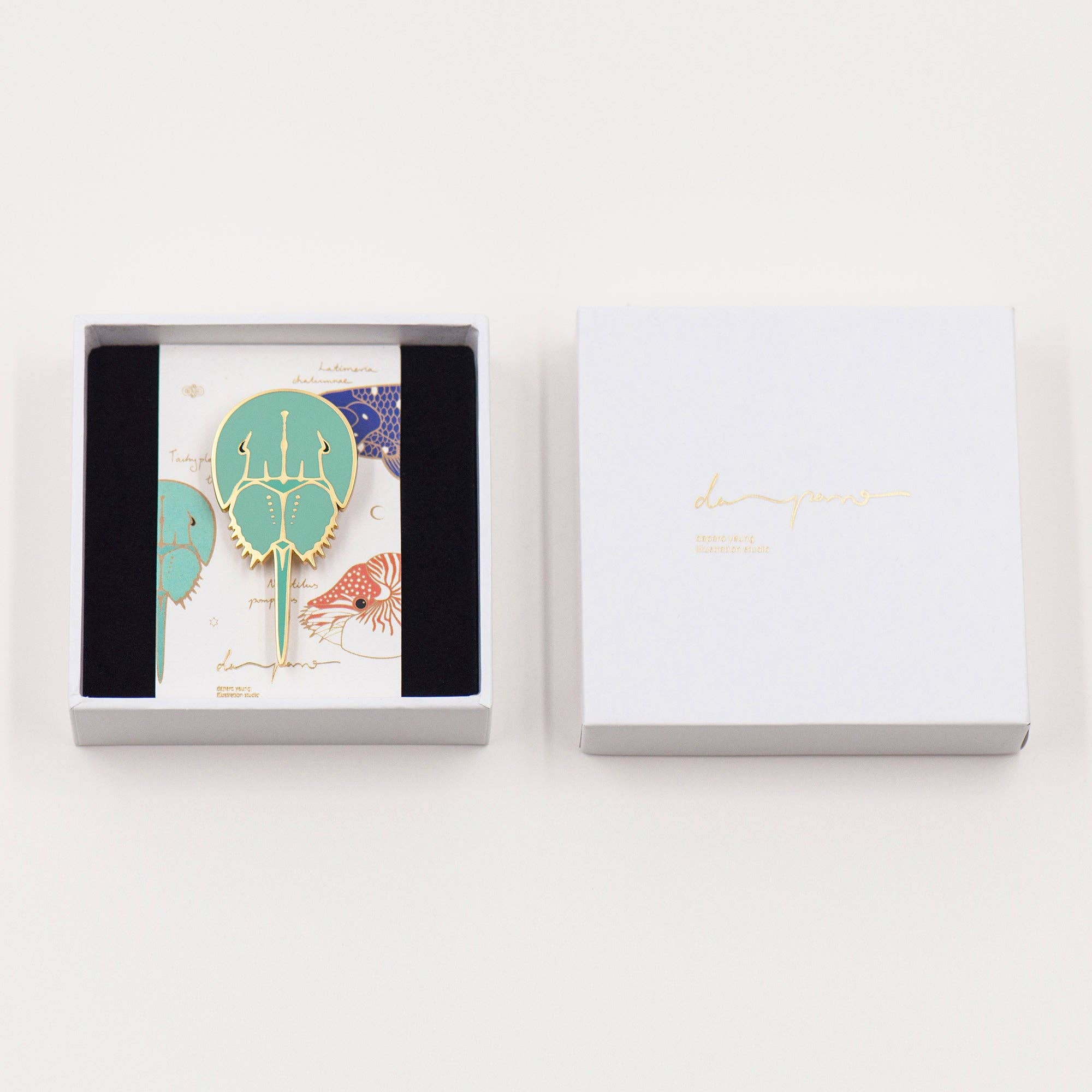 Vermilion Collection - Wholesale Lapel Pin/Button - daparo Enamel Pins "Chinese Horseshoe Crab"2