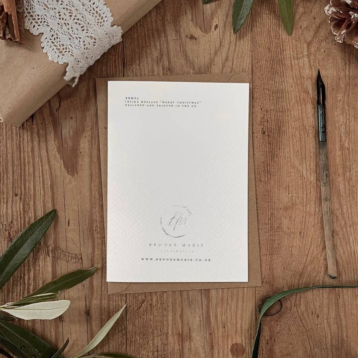 Brooke Marie – wholesale Christmas card – Merry Wrapping Cosy Christmas Card1