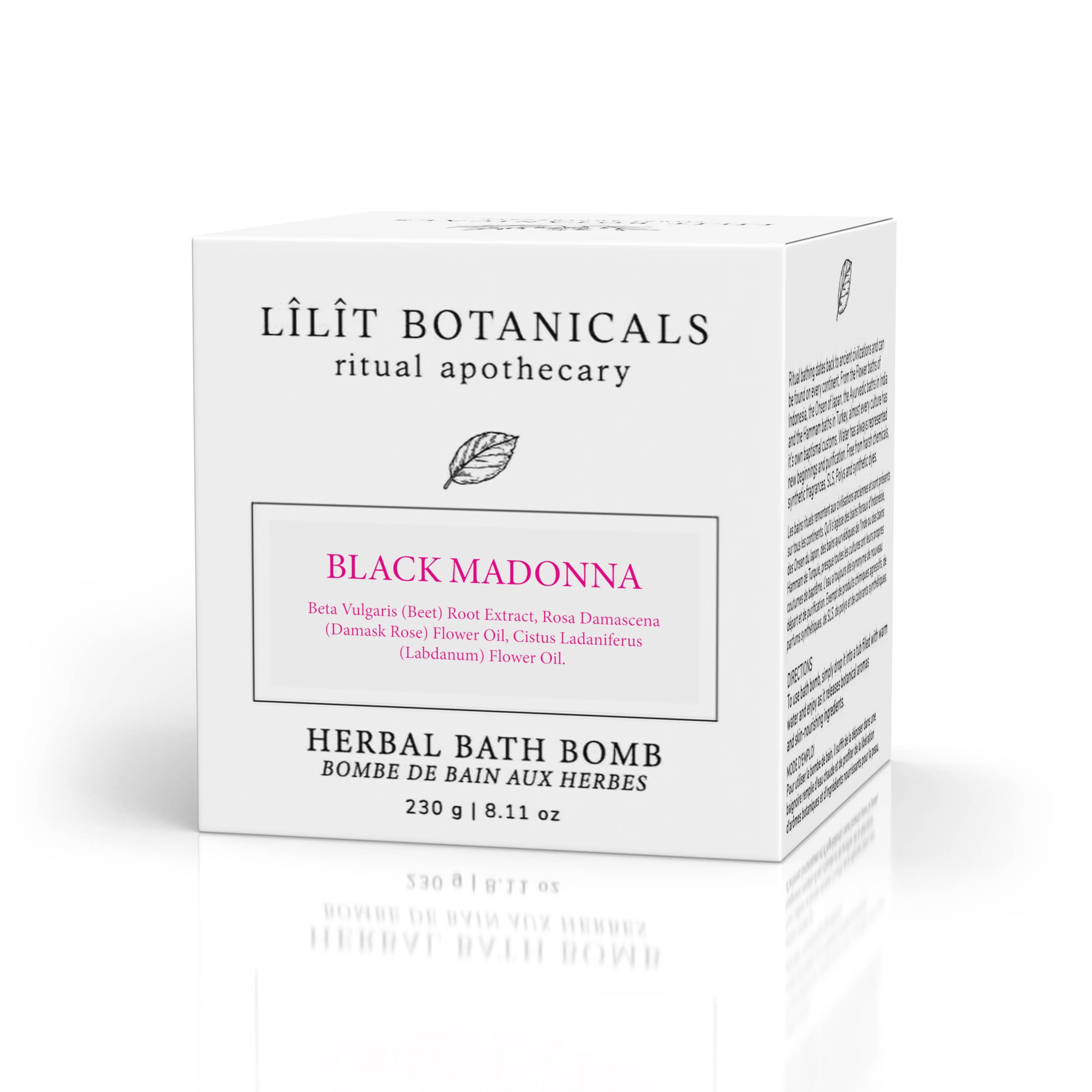 Lilit Botanicals - Wholesale Bath Bomb/Fizz - Black Madonna1