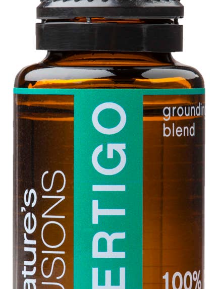 Mélange d'huiles essentielles de mise à la terre 100 % vertigo pur - 15ml pour la vente par Nature's Fusions