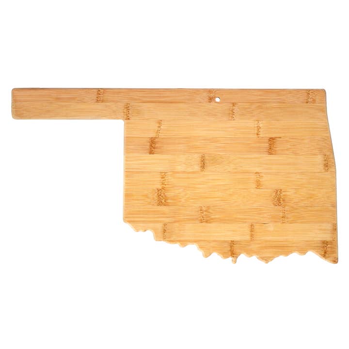 Totally Bamboo - Wholesale Cutting Board - Oklahoma State-Shaped Bamboo Serving & Cutting Board
