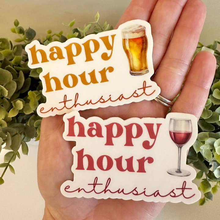 Alyssa Mae Crafts - Vente Autocollant - Autocollant Happy Hour