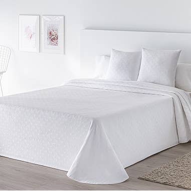 02 Crème Jacquard sprei „Tina” voor groothandel op Faire