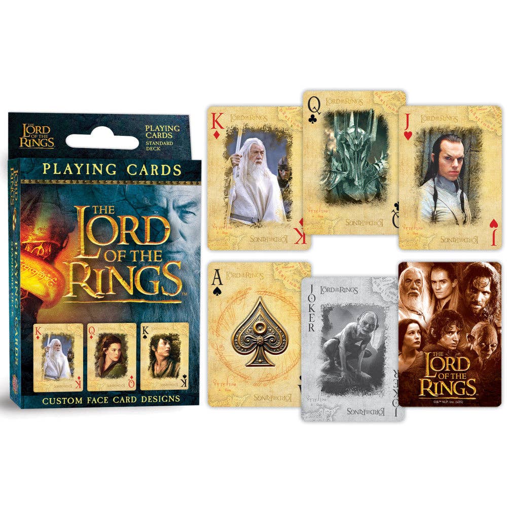 Masterpieces Puzzles - Wholesale Playing Cards - Lord of the Rings Playing Cards - 54 Card Deck2