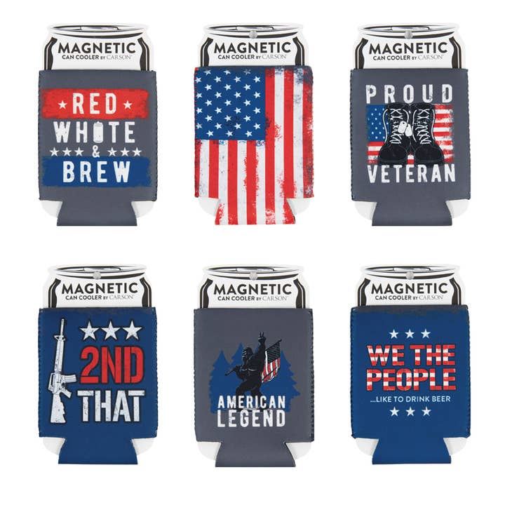 "Patriotic" 36 Piece Magnet assortment for wholesale by Gift & Garden by Carson