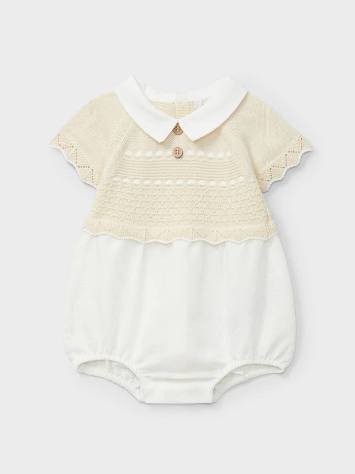 Ranita combinada bege recém-nascido | Dr. Kid by Charanga por atacado de Charanga