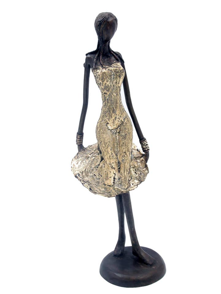 Bronzo 40 cm dorato n°2 per la vendita all'ingrosso da parte di Lafi Bala