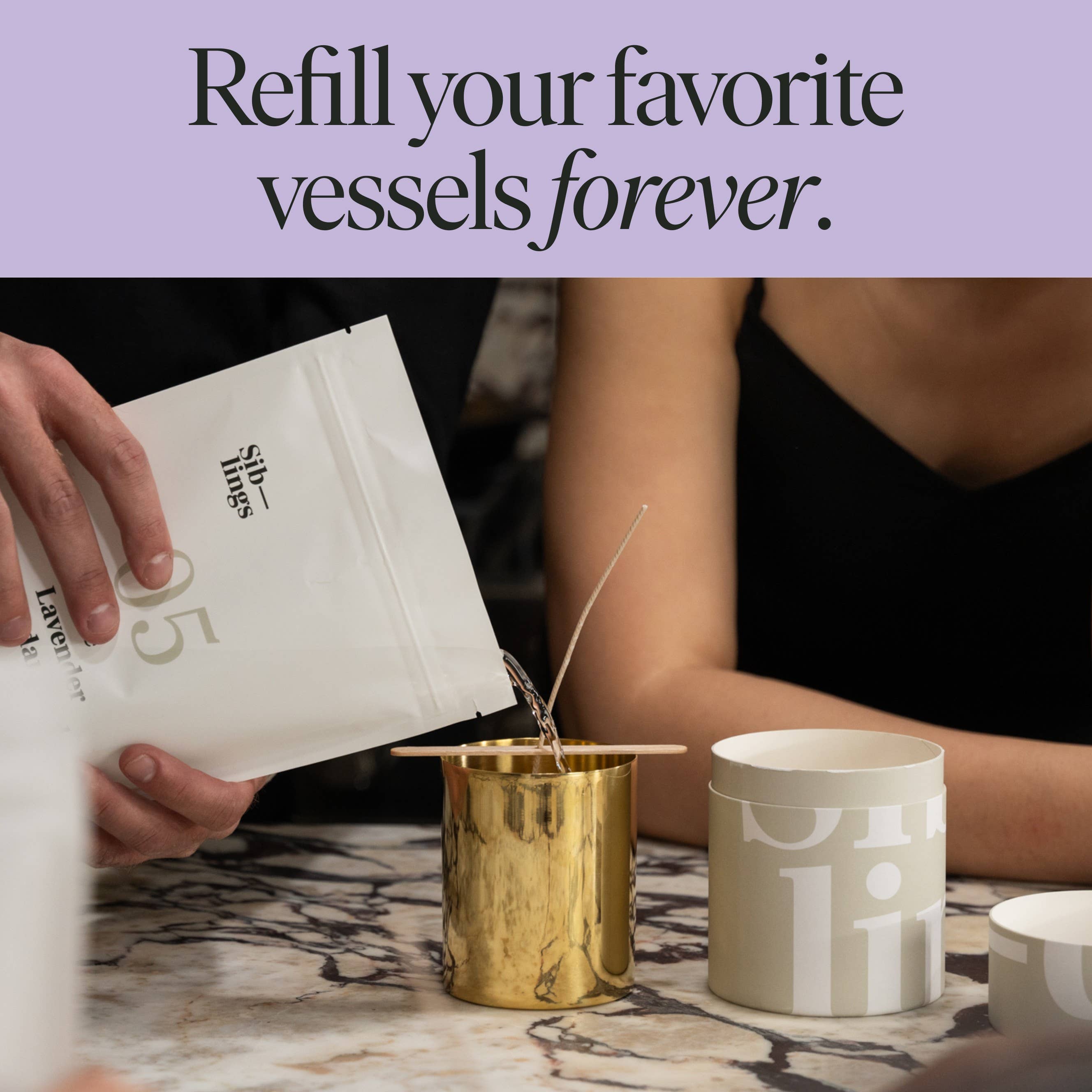 Siblings - Wholesale Jar/Filled Candle - No 05 — Clove, Lavender, Cedarwood, 10 oz4