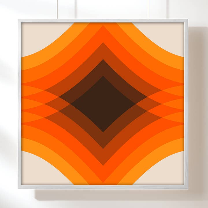 Golden Stack Art Print for wholesale by Circa 78 Designs