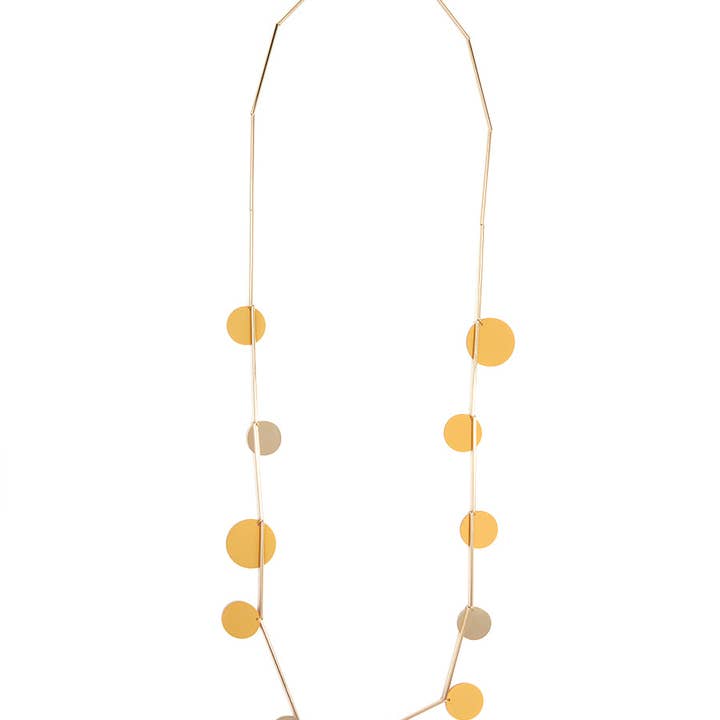 ZENZII Jewelry - Vendita all'ingrosso Collane a bavaglio - Collana Lunga a Cerchio Piatto14