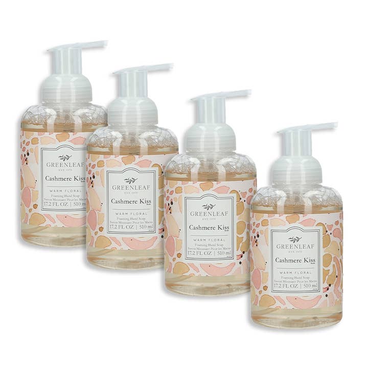 Cashmere Kiss Foaming Hand Soap 4 Pack for wholesale by Greenleaf Gifts