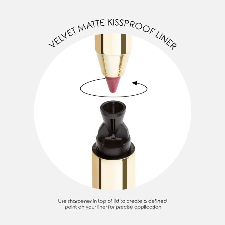 Mirenesse - Wholesale Lip Liner/Pencil - Kissproof Matte Liner Duo - Nude Roses7