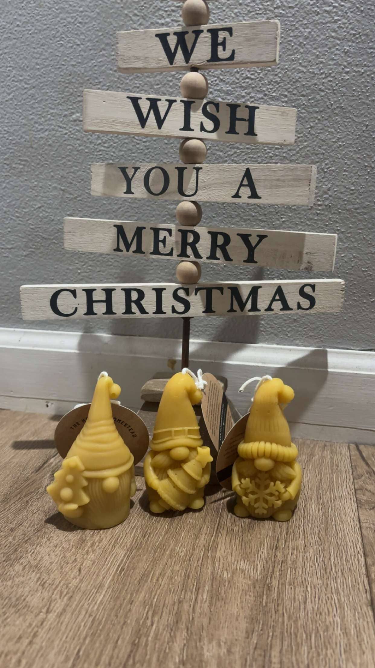 The Holton Homestead - Wholesale Novelty Candle - Beeswax Holiday themed Gnome Candles 3