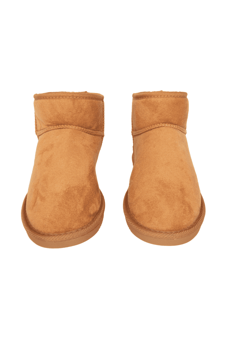 Chestnut Chesnut Fur Mini Ankle Boots for wholesale on Faire1