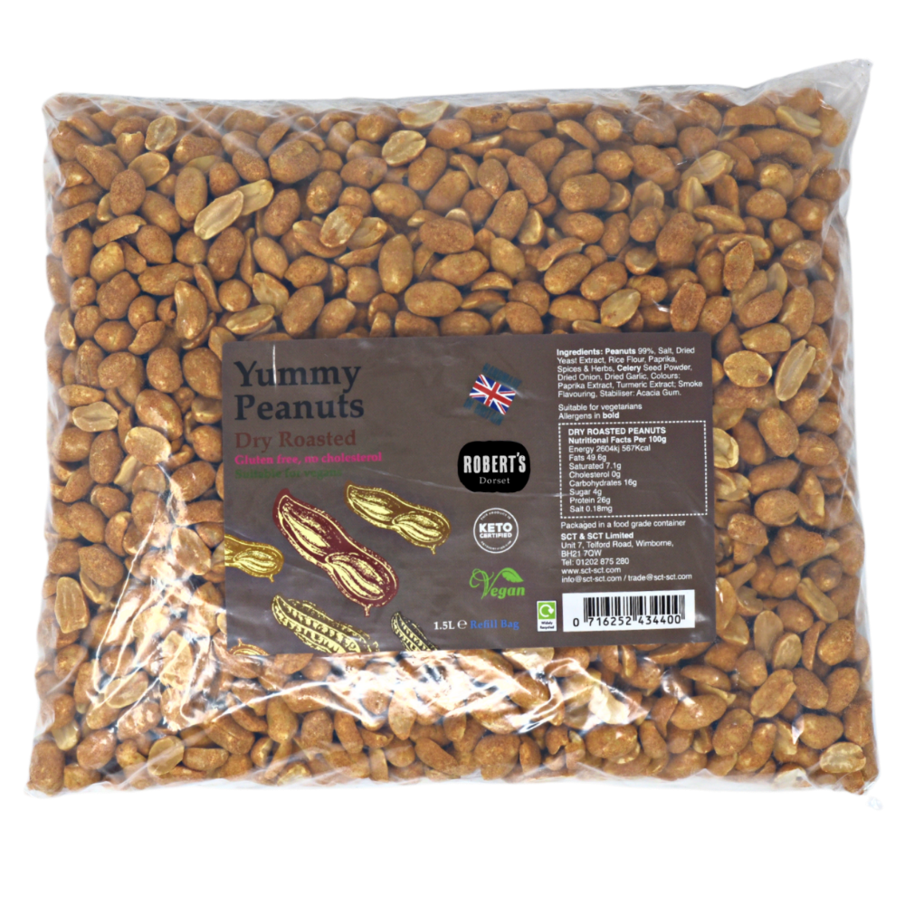 Robert’s Dorset – wholesale Nuts – Yummy Peanuts 1Kg Refill Bags 2