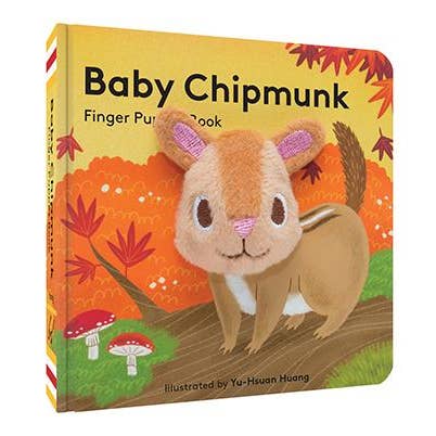 Chronicle Books - Wholesale Baby & Toddler Book (0-2) - Baby Chipmunk: Finger Puppet Book