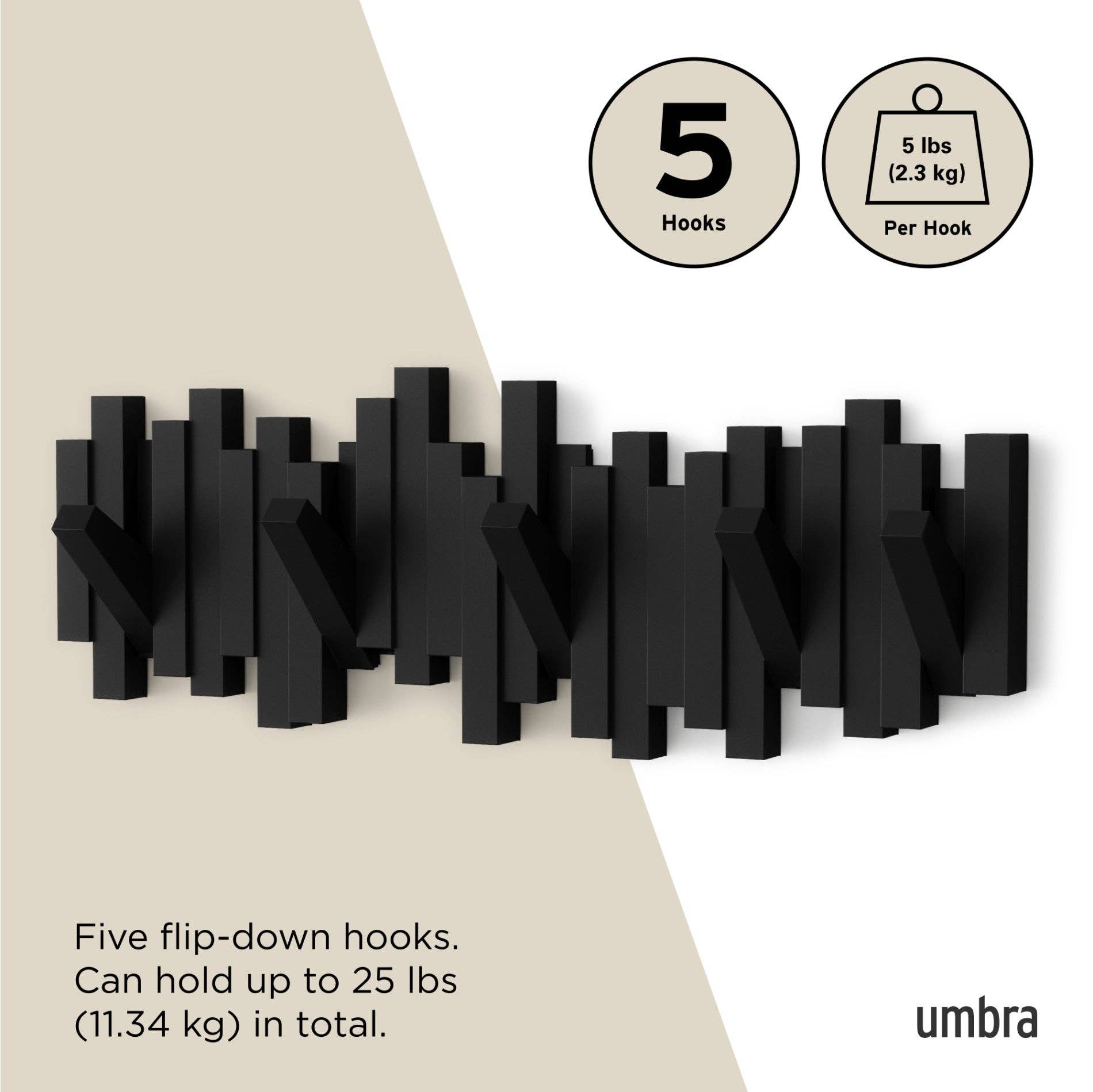 Umbra - Wholesale Wall Hook - Sticks 5 Wall Hook35