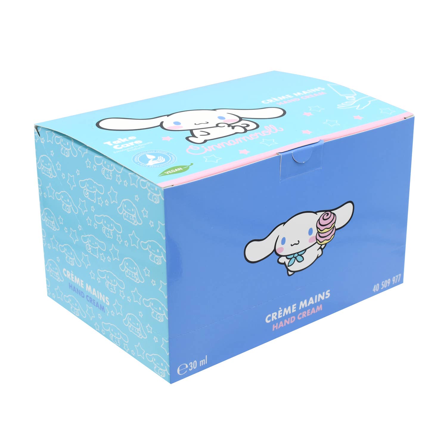 Takecare – wholesale Handkräm – Cinnamoroll fuktgivande handkräm med jordgubbdoft, vegansk, för barn och junior, 30 ml, Take Care4