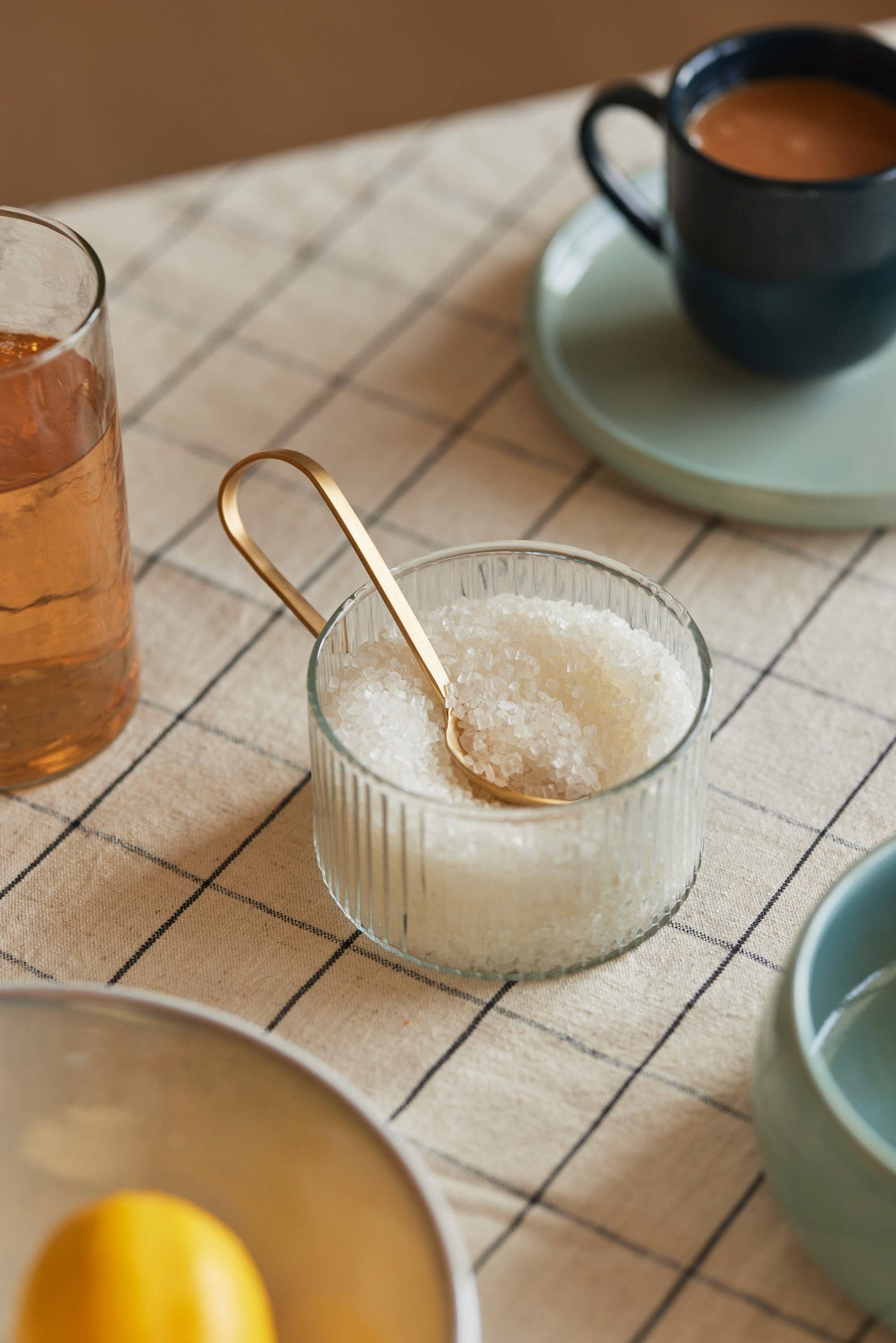 Fleck - Wholesale Serving Utensil - Loop Brass Spoon1