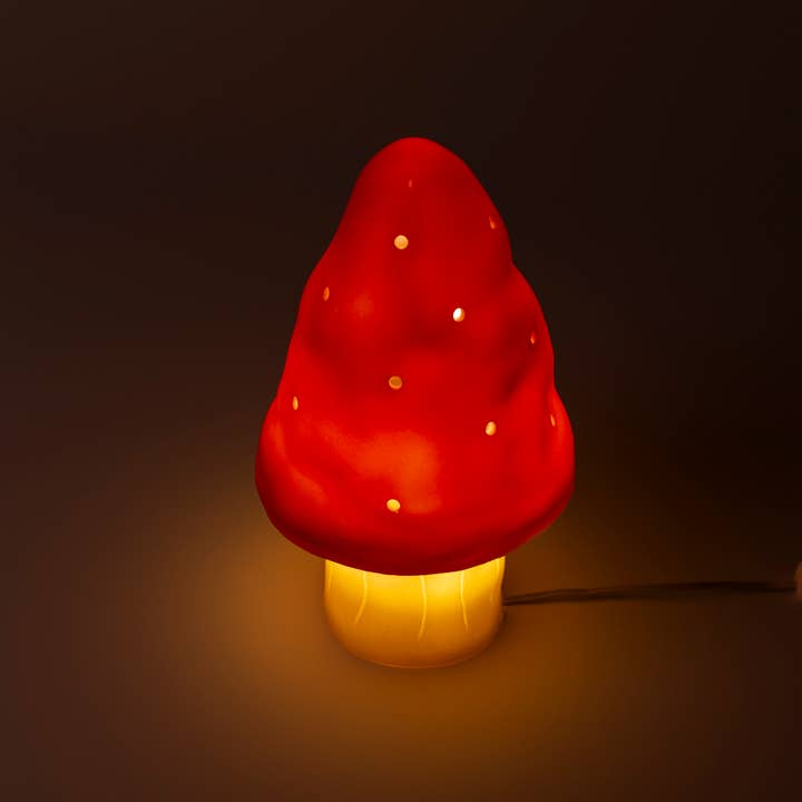 Egmont - Wholesale Figurine Lamp - Small Mushroom Red w/ Plug4