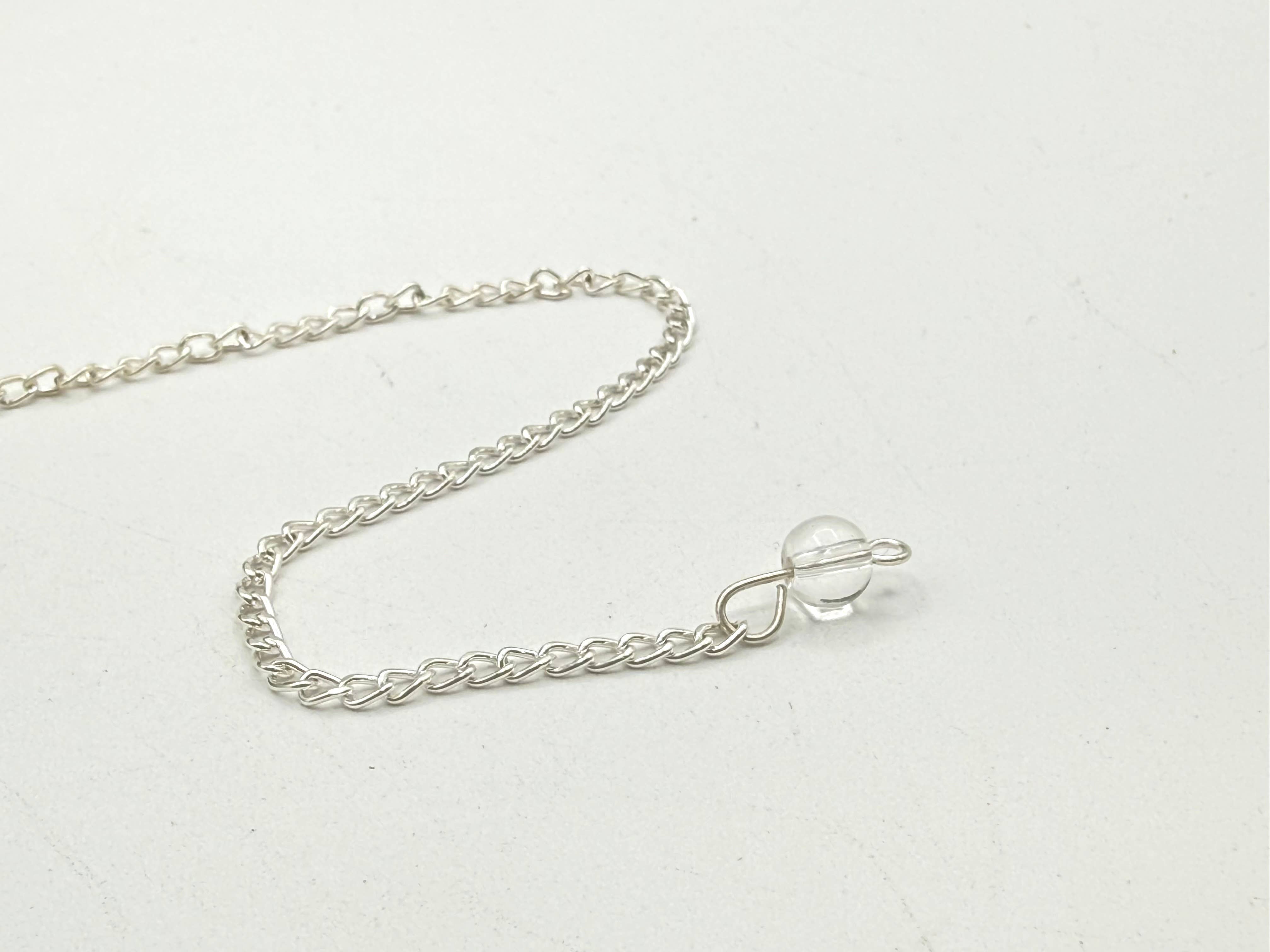 Meraki Gemstones – Engroshandel Spirituelle sten og krystaller – Golden Healer pendul med sølvbelagt kæde5