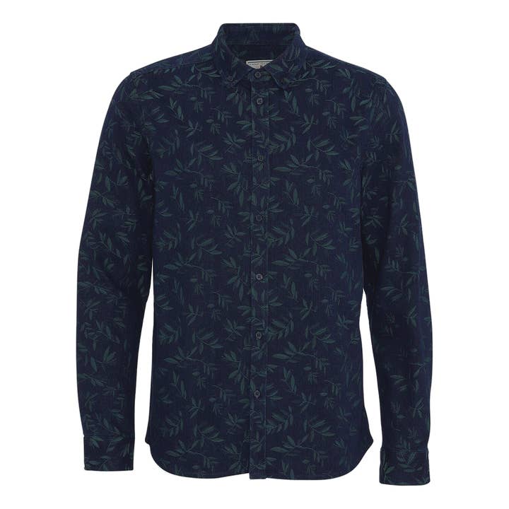 Camicia Denim Leaf - Denim blu scuro per la vendita all'ingrosso da parte di Dansk Bomuldskompagni