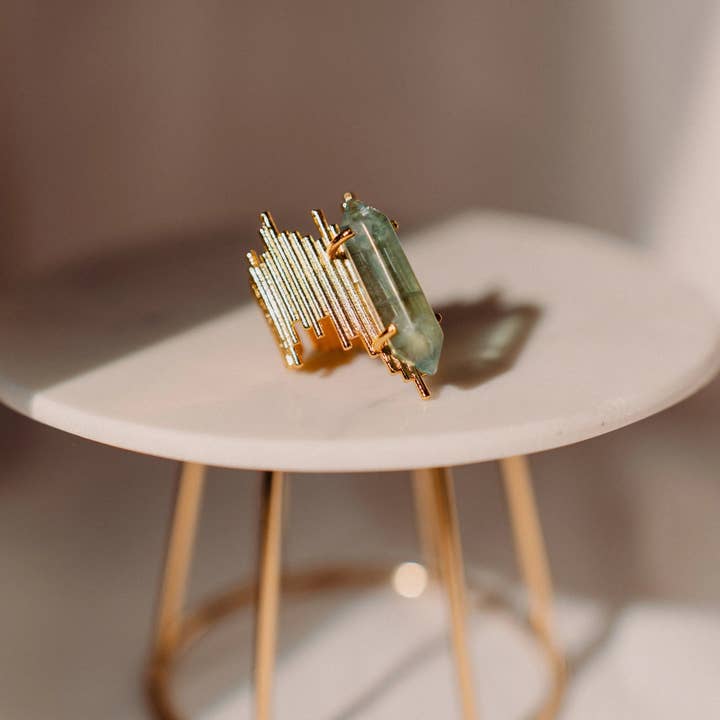 PHOEBE´S - Wholesale Cocktail/Statement Ring - Anillo de Piedra Preciosa, Piedra de Protección, Regalo Hecho a Mano