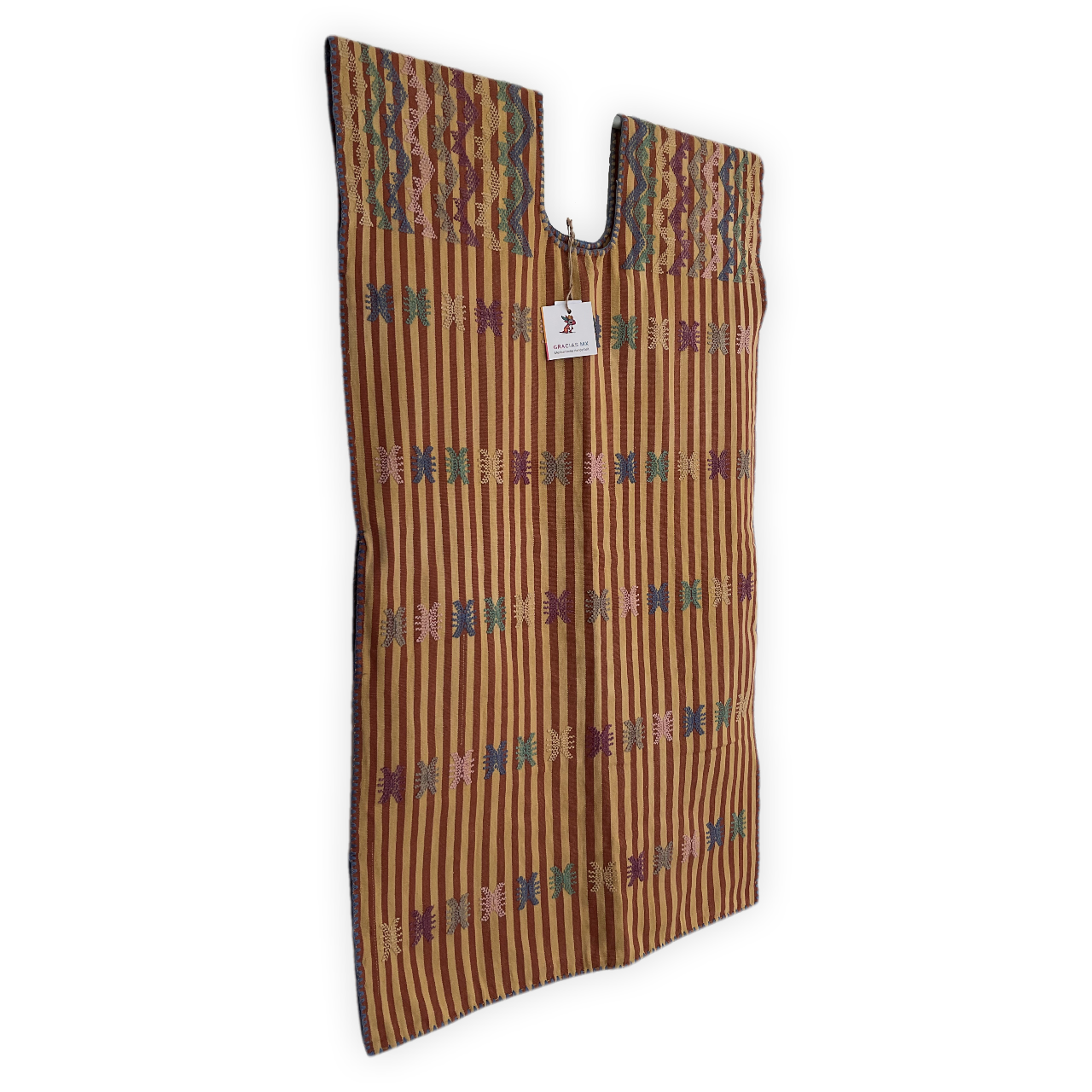 Gracias MX - Wholesale Blouse - Women's - Oaxacan Sunset Huipil - Traditional Weave3