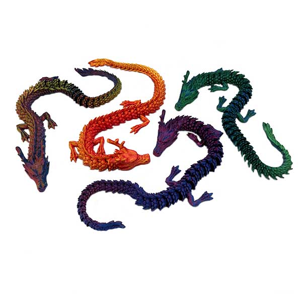 3D DRAGON 18 INCH ASST COLORS for wholesale by Barry-Owen Co., Inc.